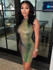 Ephemeral Elegance Sheer Mini Dress Dream Z