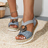 Metal Decoration Women's Wedges Sandals Dream Z