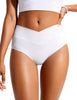 CRZ YOGA Women's High Waisted V-Cut Swim Briefs Full Coverage Dream Z