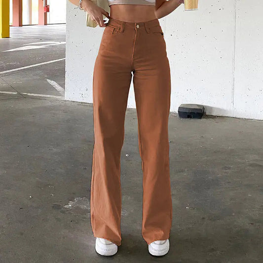 Spice Girl Style High Waist Slim Jeans Bell Bottoms Dream Z