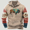 Western Aztec Patchwork Hoodie Dream Z
