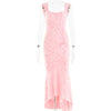 Chiffon Pink Elegance Dress Dream Z