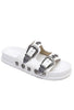 White Double Buckle Sandals Dream Z