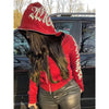 Rhinestone Skeleton Hoodie Dream Z