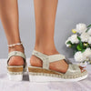 Metal Decoration Women's Wedges Sandals Dream Z