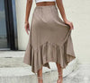 Mid-length Lace-up Ruffle Skirt Dream Z