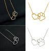 Hollow Pet Paw Footprint Necklaces Dream Z