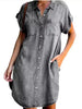 Chic Denim Shift Skirt Dream Z