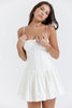 White Pleated Dress Dream Z