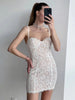 Elegant Purple Lace Bodycon Dress Dream Z