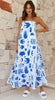 Ladies' Elegant Printed Maxi Tube Dress Dream Z