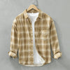 Artistic Plaid Long Sleeve Shirt Dream Z
