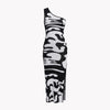 Cow Print Dress One Shoulder Dress Dream Z