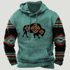 Western Aztec Patchwork Hoodie Dream Z