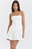 White Pleated Dress Dream Z