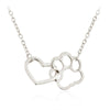 Hollow Pet Paw Footprint Necklaces Dream Z