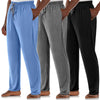Elegant 3-Pack Men's Cotton Lounge Pants with Pockets Dream Z