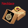 Sunflower Necklace And Hidden Message Necklace Dream Z