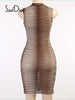 Ephemeral Elegance Sheer Mini Dress Dream Z