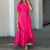 Elegant Hot Pink Maxi Dress Dream Z