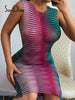 Ephemeral Elegance Sheer Mini Dress Dream Z