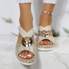 Metal Decoration Women's Wedges Sandals Dream Z