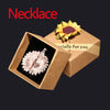 Sunflower Necklace And Hidden Message Necklace Dream Z