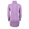 Turtleneck Twist Knitted Sweater Dress Dream Z