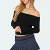 Women's Off-Shoulder Knitted Top Dream Z