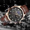2023 LIGE Luxury Leather Men's Quartz Watch Dream Z
