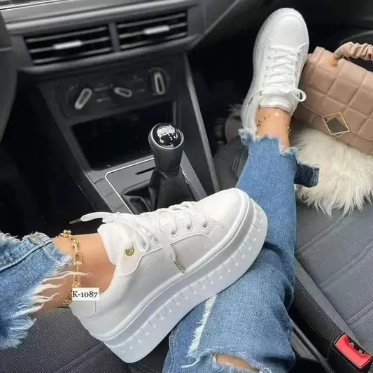 Leather Platform Shoes For Women Dream Z