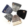 Two-Tone Winter Knitted Beanie Dream Z