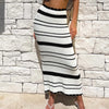 Striped Crochet Casual Dress Set Dream Z