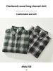 Artistic Plaid Long Sleeve Shirt Dream Z